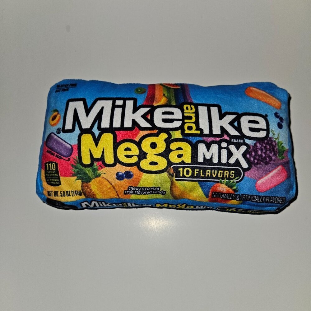 Mike & Ike Mega Mix Plush Candy Stuffed Toy 9.5" Wide